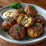 Keto Falafel Bites with Almond Flour & Herbs