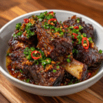 Keto Gochugaru Chili Beef Ribs