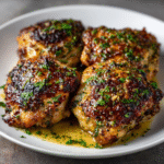 Keto Honey Mustard Chicken Thighs