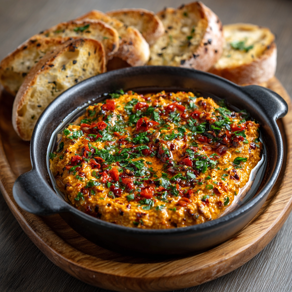 Keto Muhammara Dip with Roasted Red Peppers Delivers Flavor!