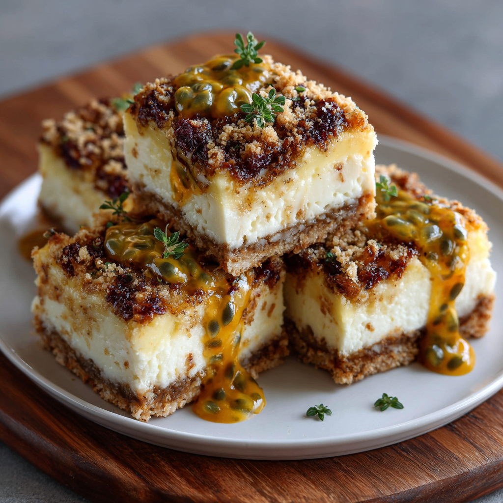 Keto Passionfruit Cheesecake Bars: Indulge Guilt-Free Today!