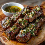 Keto Picanha Skewers with Garlic Butter