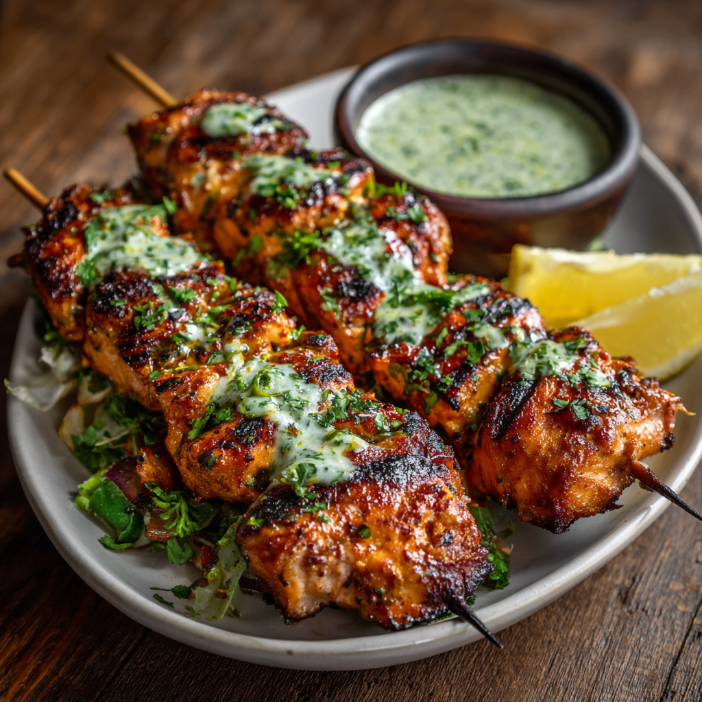 Keto Tandoori Salmon Skewers: A Delicious Healthy Twist!