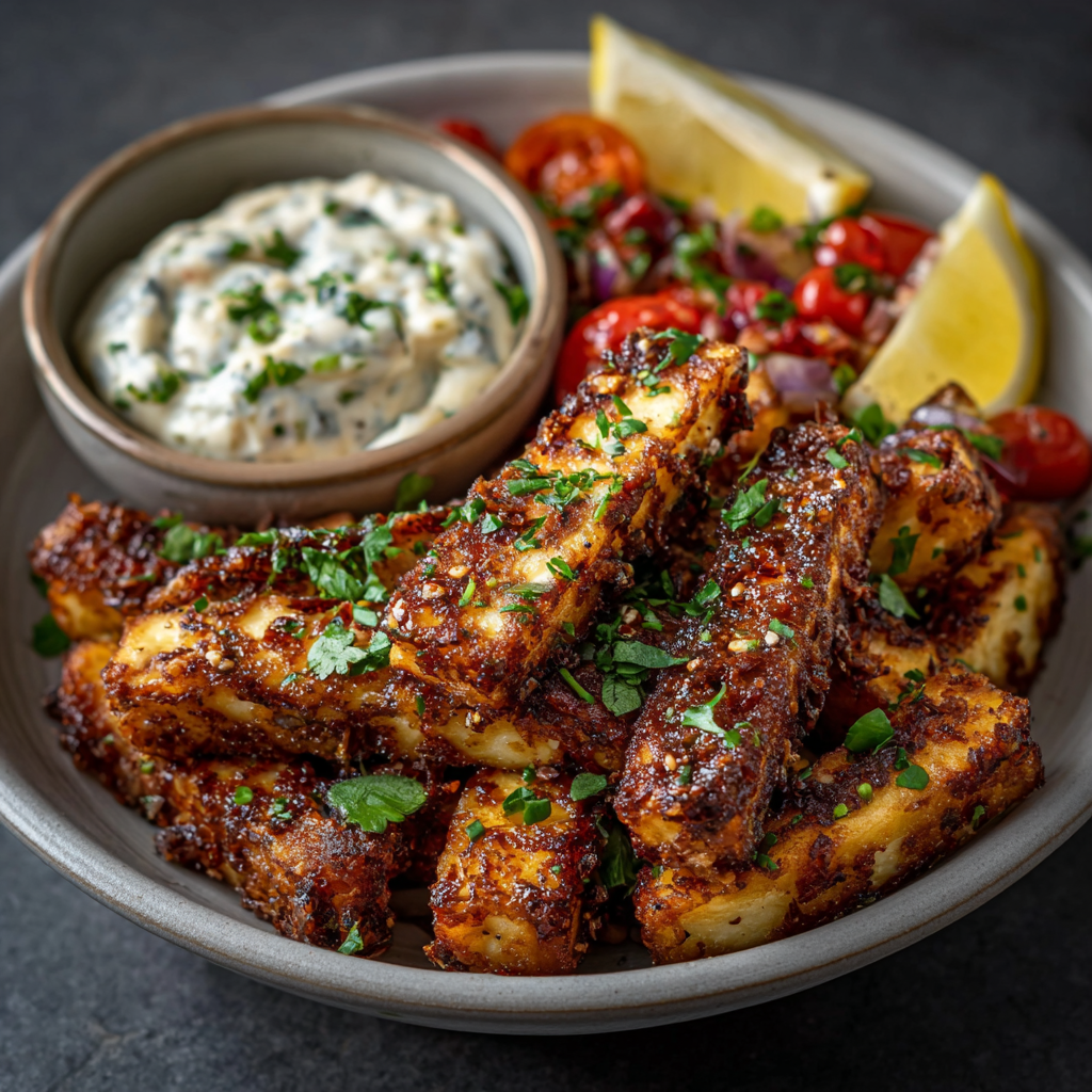 Lebanese Za’atar Halloumi Fries: A Crispy Delight!