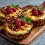 Low-Carb Yuzu Custard Tarts