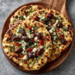 Mediterranean Feta & Olive Keto Flatbreads