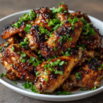 Miso-Roasted Keto Chicken Wings