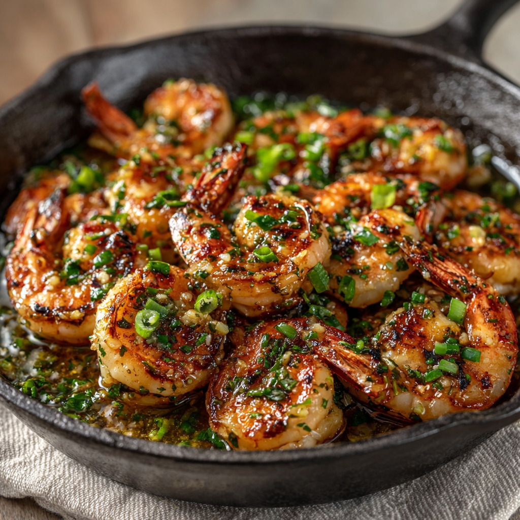 Scallion & Garlic Butter Keto Shrimp is a must-try!
