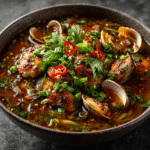 Spicy Ginger-Garlic Keto Clam Soup