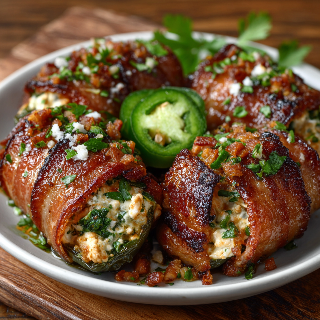 Bacon-Wrapped Cream Cheese Jalapeños: A Must-Try Recipe!