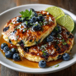Blueberry Coconut Keto Pancakes
