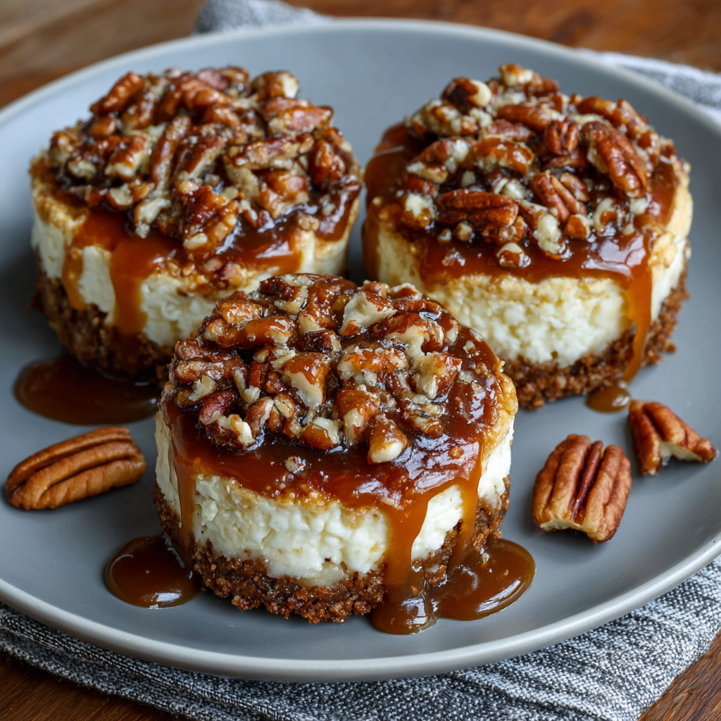 Caramel Pecan Keto Cheesecake Cups: Discover Your New Favorite Dessert!