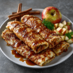 Cinnamon Apple Keto Crepes