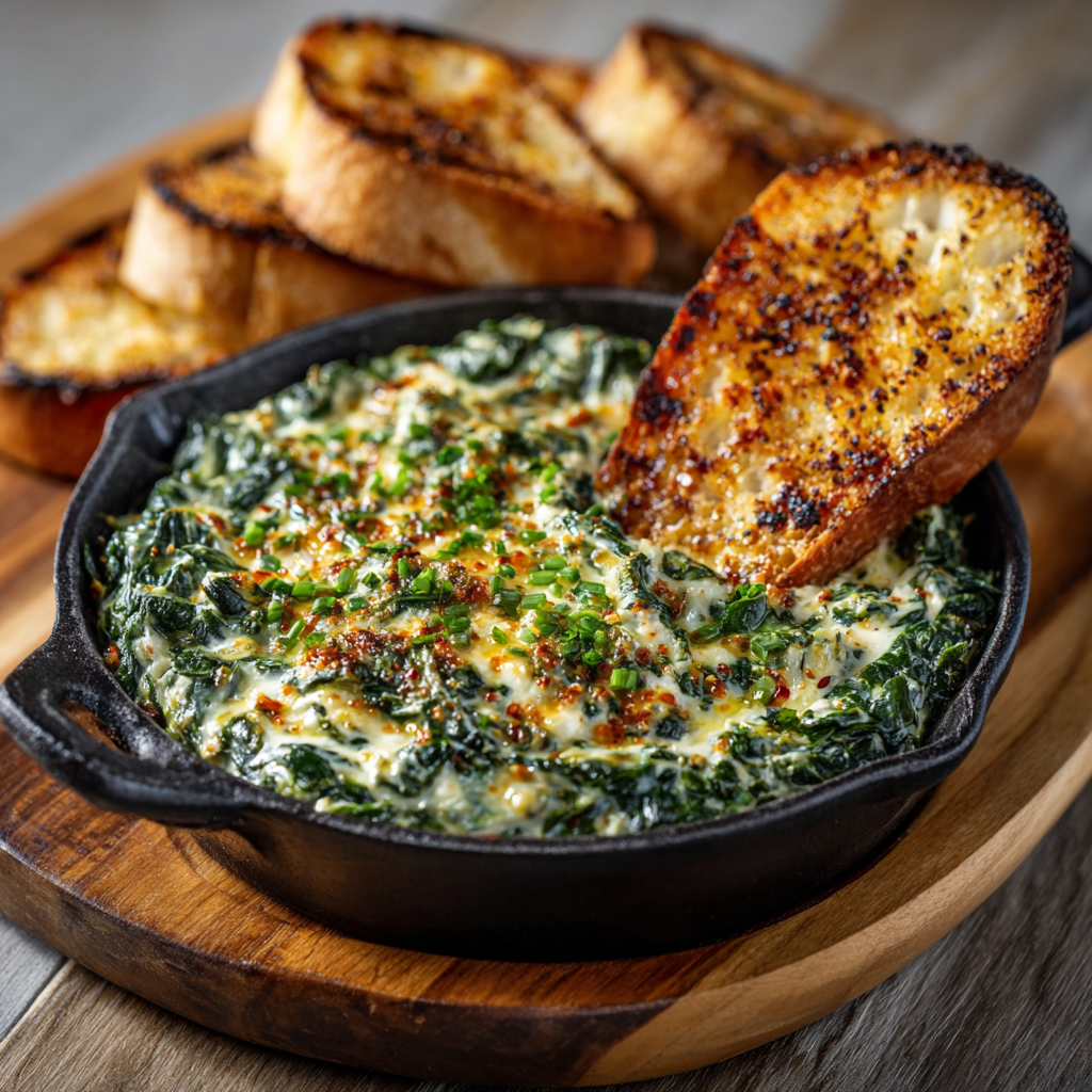 Creamy Parmesan Spinach Dip