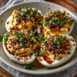 Everything Bagel Keto Deviled Eggs (High-Protein, Low-Carb)