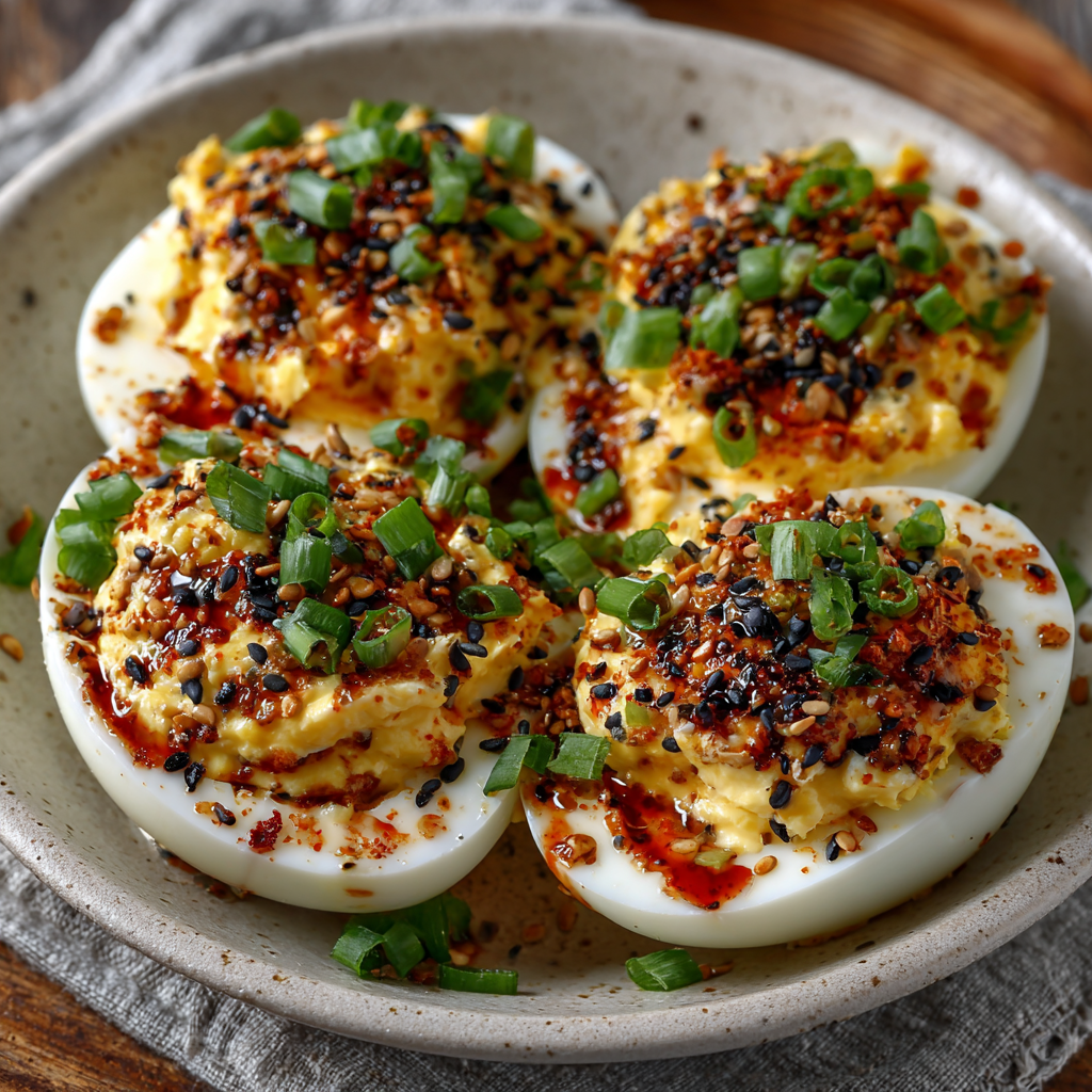 Everything Bagel Keto Deviled Eggs: A Tasty Low-Carb Treat