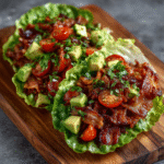 Keto BLT Lettuce Wraps