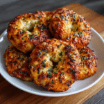 Keto Bagels with Everything Seasoning