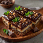 Keto Chocolate Candy Bar Cake