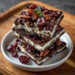 Keto Chocolate Cranberry Bark
