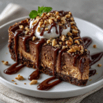 Keto Chocolate Peanut Butter Pie