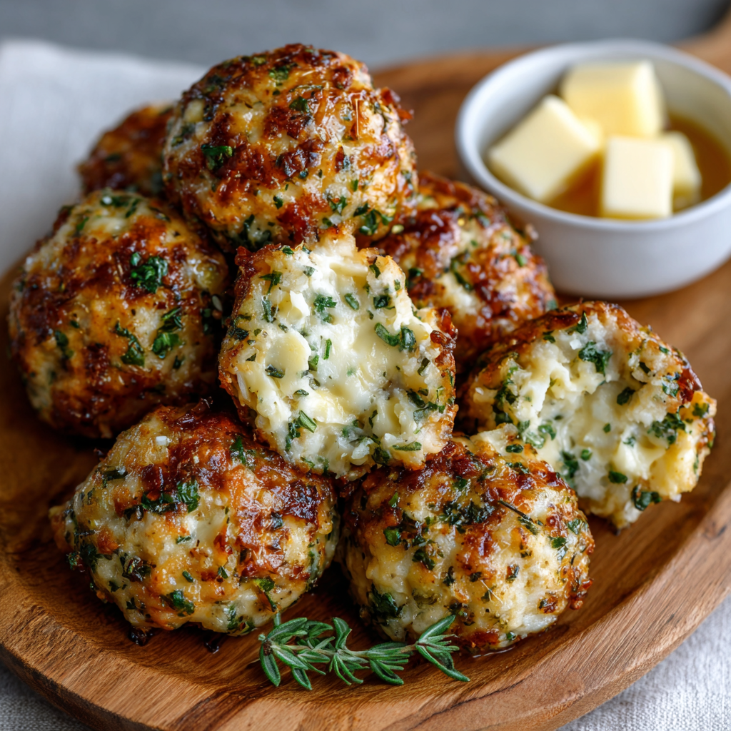 Keto Festive Cheese & Herb Fat Bombs are irresistible delights!