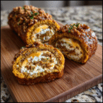 Keto Pumpkin Roll with Pumpkin Cream Cheese Filling