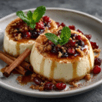 Keto Spiced Eggnog Panna Cotta