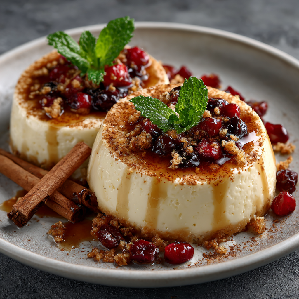 Keto Spiced Eggnog Panna Cotta: A Guilt-Free Delight!