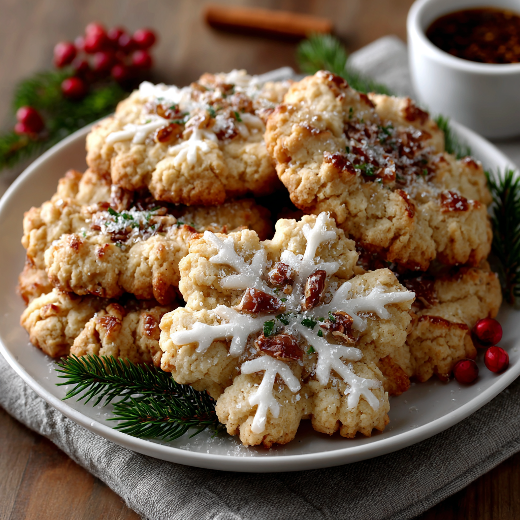 Keto Vanilla Bean Snowflake Cookies delight your taste buds!