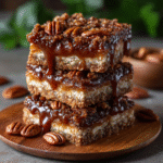 Low Carb Caramel Pecan Fudge Squares