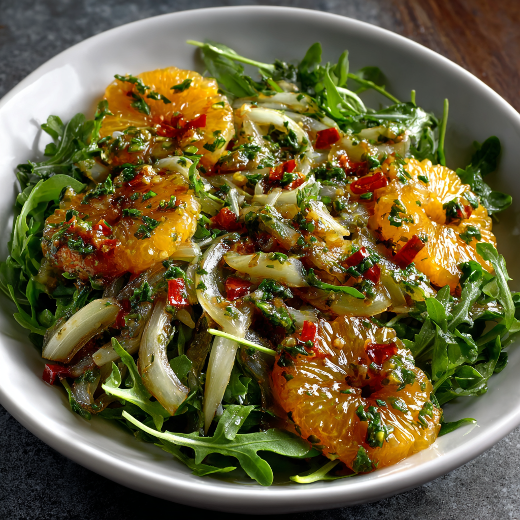 Low-Carb Citrus-Herb Fennel and Arugula Salad is Delicious!