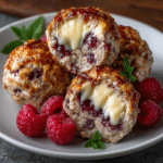 Raspberry Cheesecake Keto Fat Bombs (High-Fat, No Sugar)