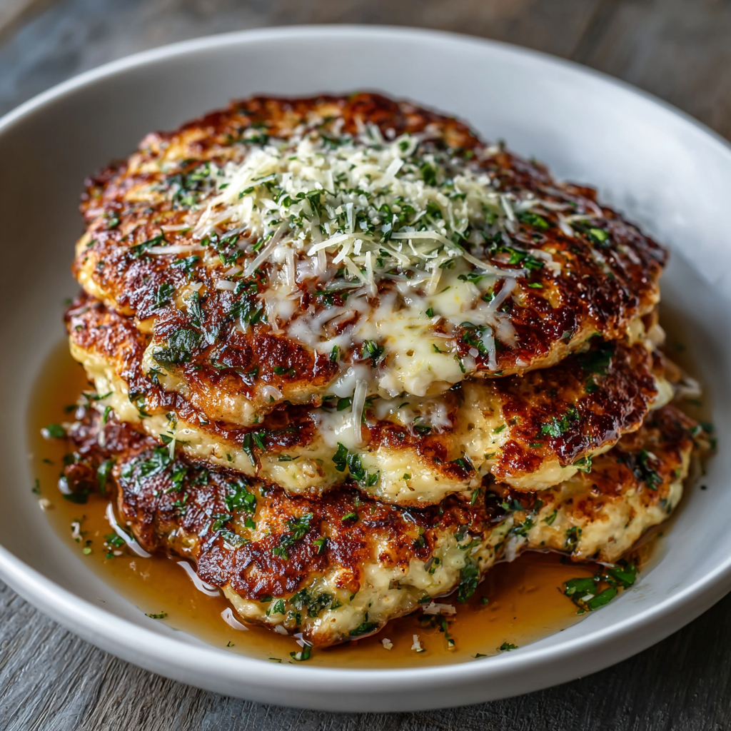 Savory Herb & Cheese Keto Pancakes boost your breakfast!