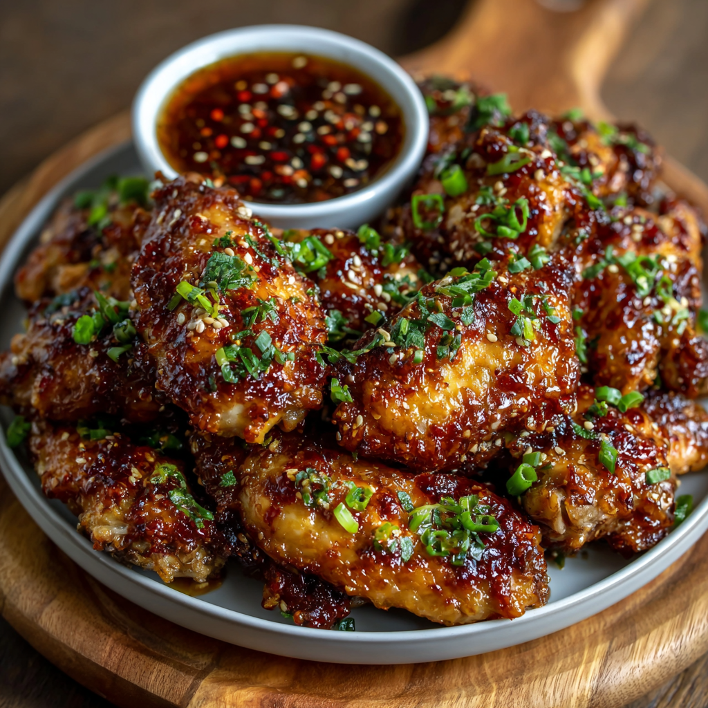 Sugar-Free Spicy Korean Air Fryer Wings – Keto Approved for Delicious Low-Carb Dining!
