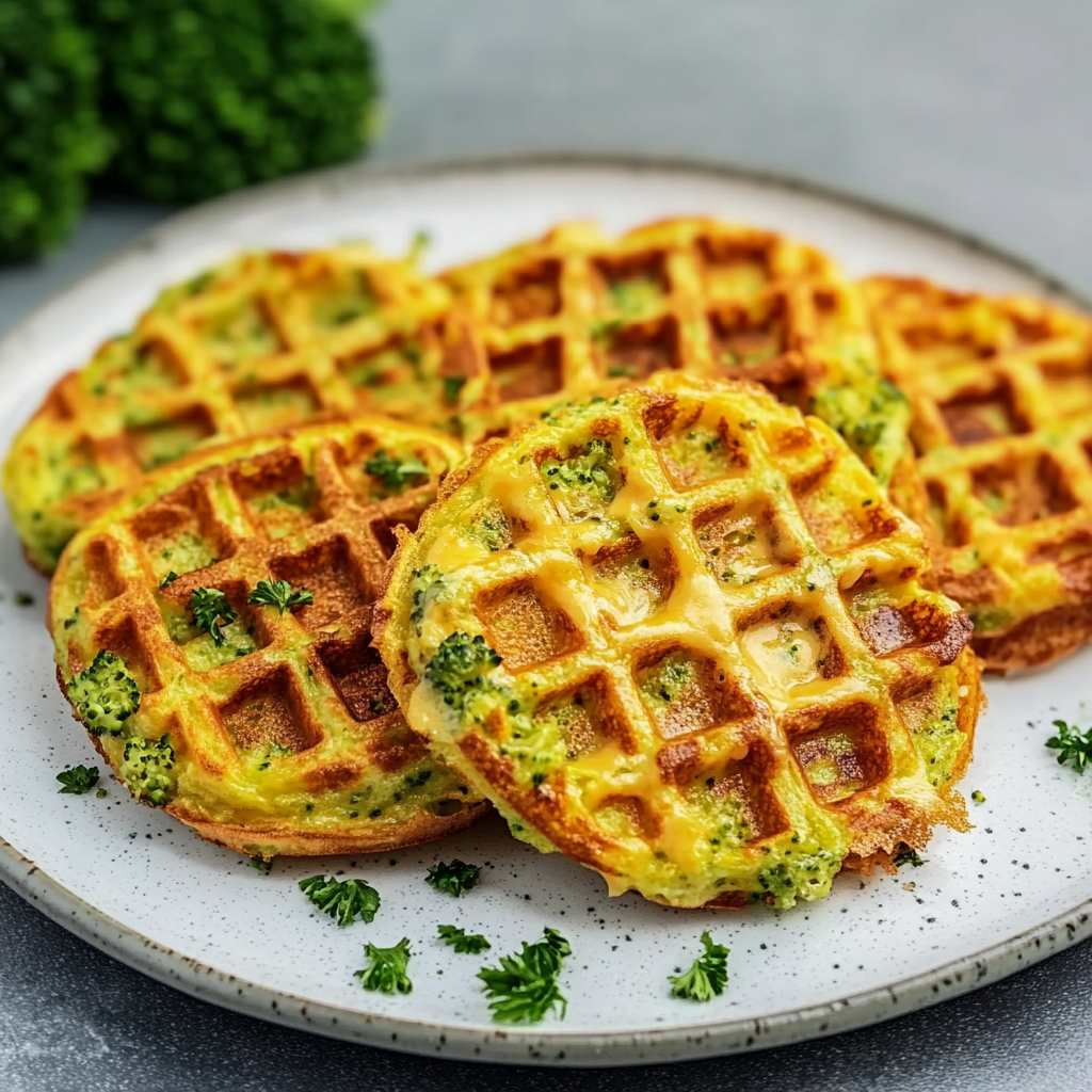 Broccoli Cheddar Chaffles: A Tasty Low-Carb Delight!