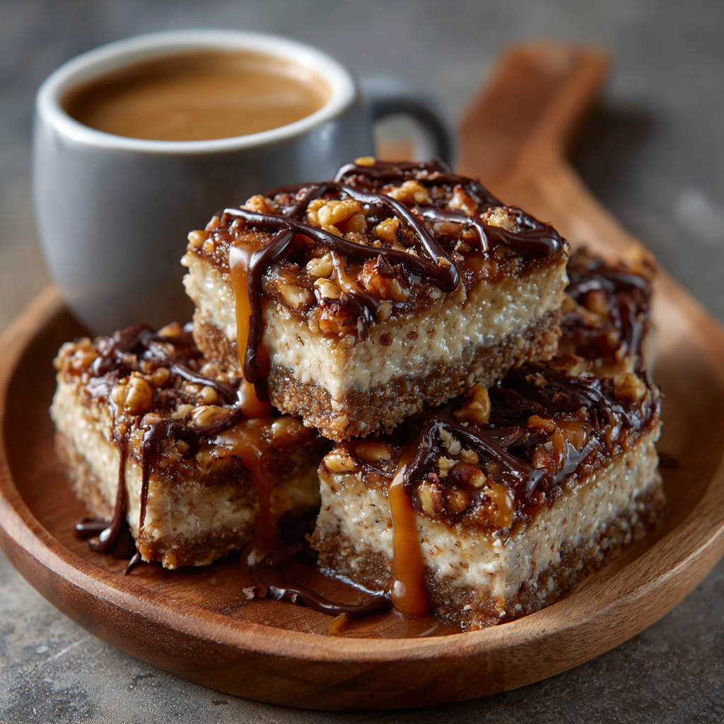 Caramel Butter Latte Fat Bomb Bars (Keto) Delight You!