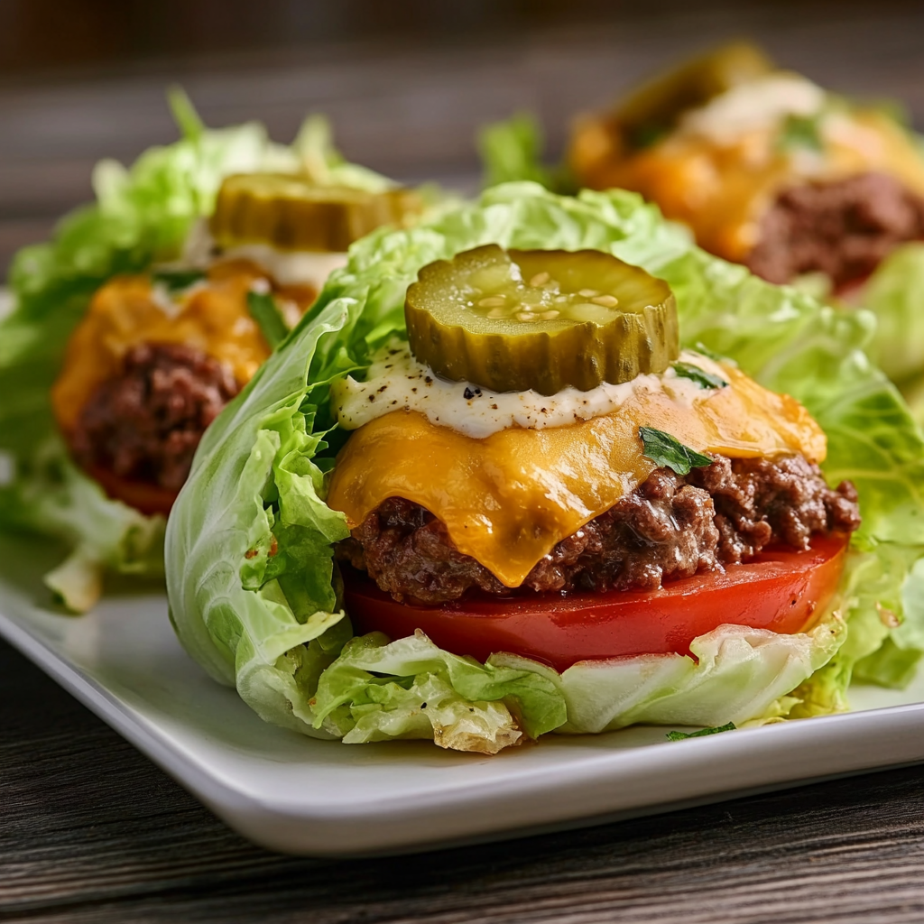 Cheeseburger Cabbage Wraps are a tasty dinner idea!