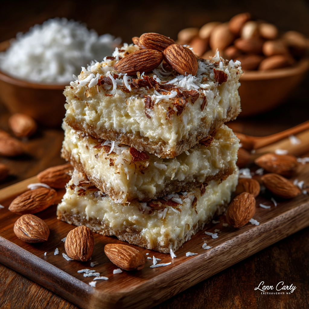 Coconut “North Pole” Cream Bars (Keto) Delight Awaits!