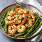 Garlic Butter Shrimp & Asparagus