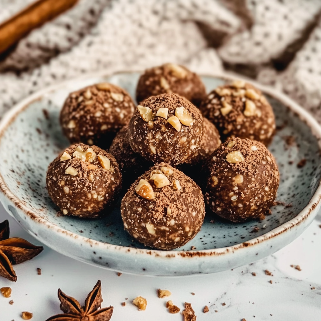 Gingerbread Keto Protein Balls: Healthy Holiday Treat!