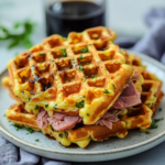 Ham and Cheese Chaffles