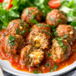 Instant Pot Stuffed Meatballs (low carb + keto)