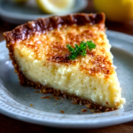 Keto Coconut Custard Lemon Pie