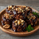 Keto Ginger-Spiced Walnut Fudge Drops