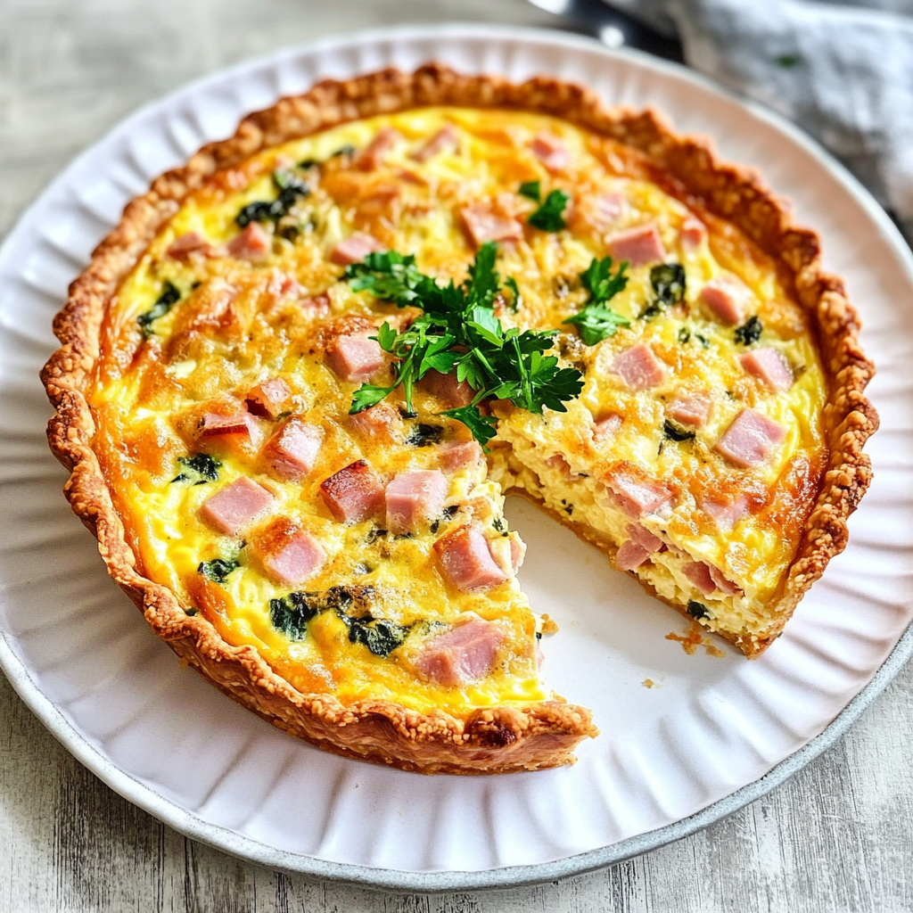 Keto Ham and Cheese Quiche: A Tasty Low-Carb Delight