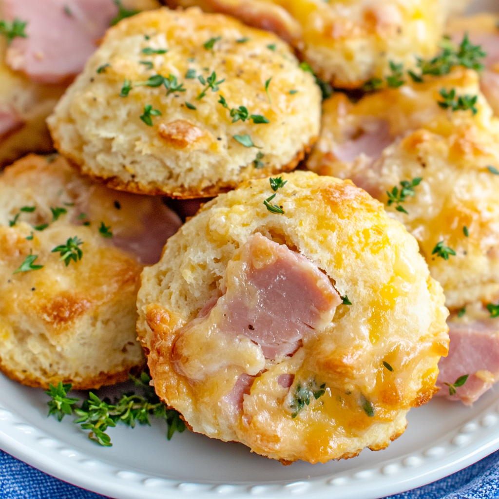 Keto Ham and Swiss Biscuits: Enjoy a Low-Carb Delight!