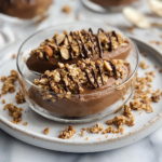 Keto Nutella Mousse with Hazelnut Granola
