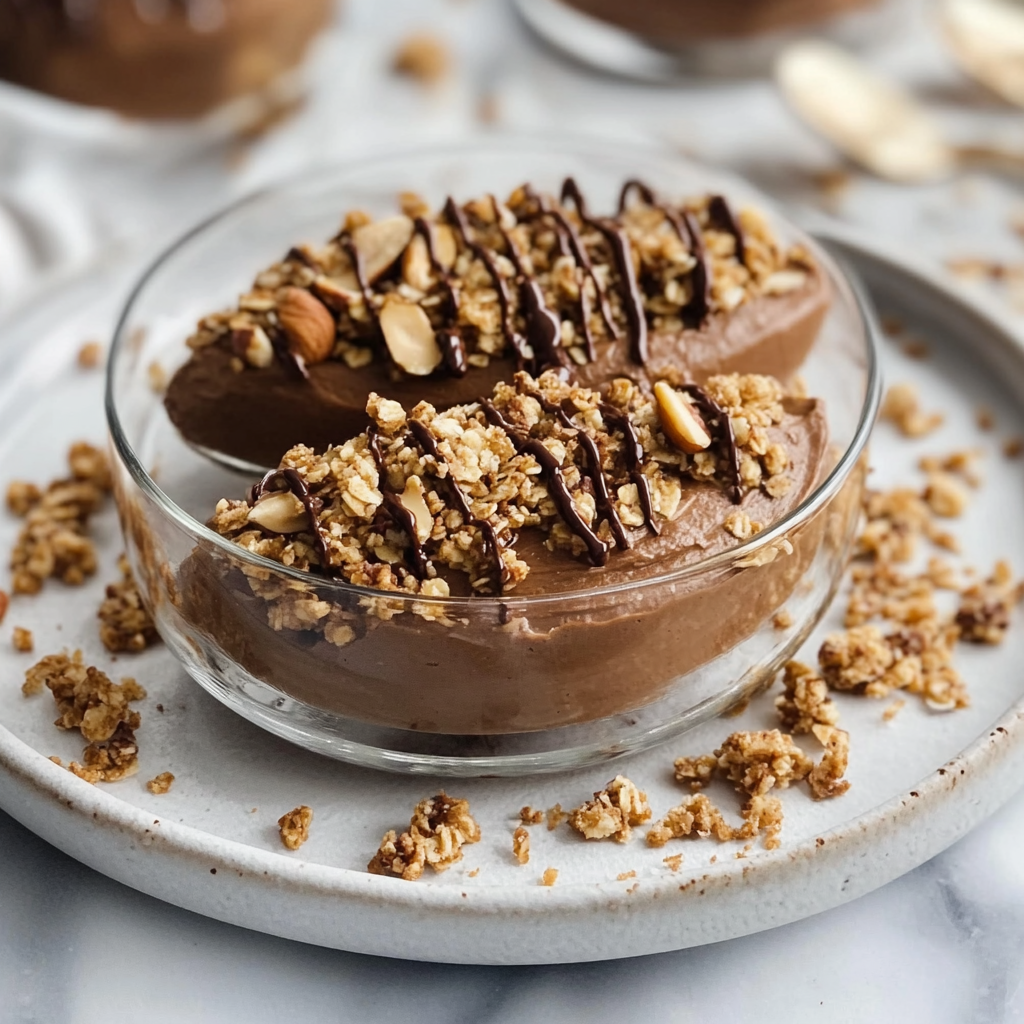Keto Nutella Mousse with Hazelnut Granola Awaits You!