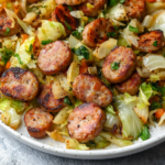 Keto Sausage and Cabbage Breakfast Hash